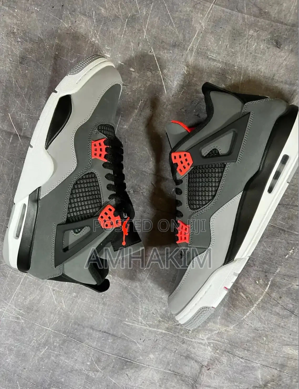 Classic Nike Air Jordan 4 Sneakers Infrared in Stock