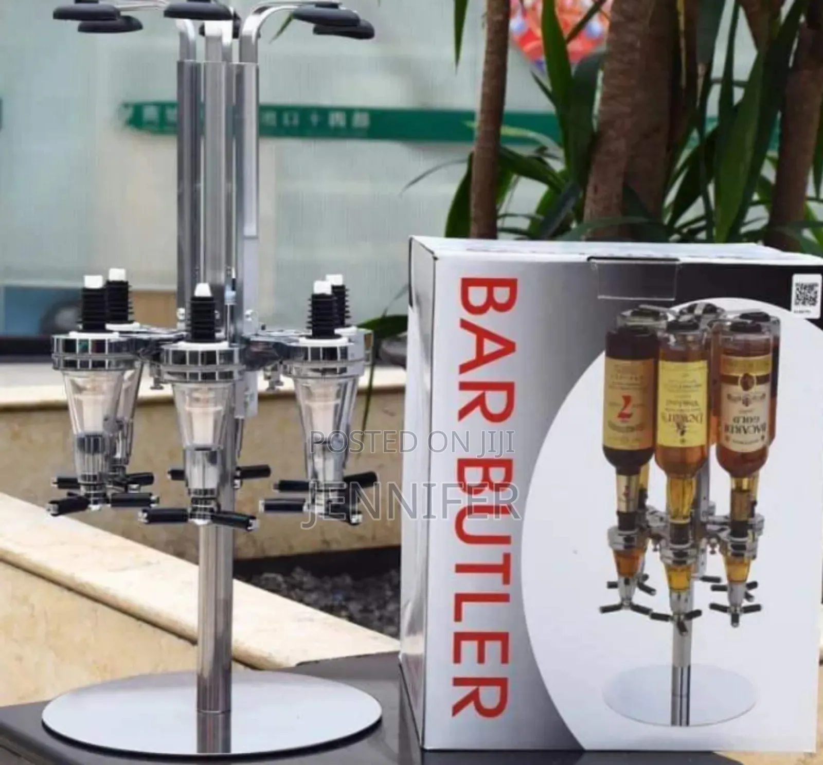 Revolving Whiskey Bottle Dispenser Holder for Beverage