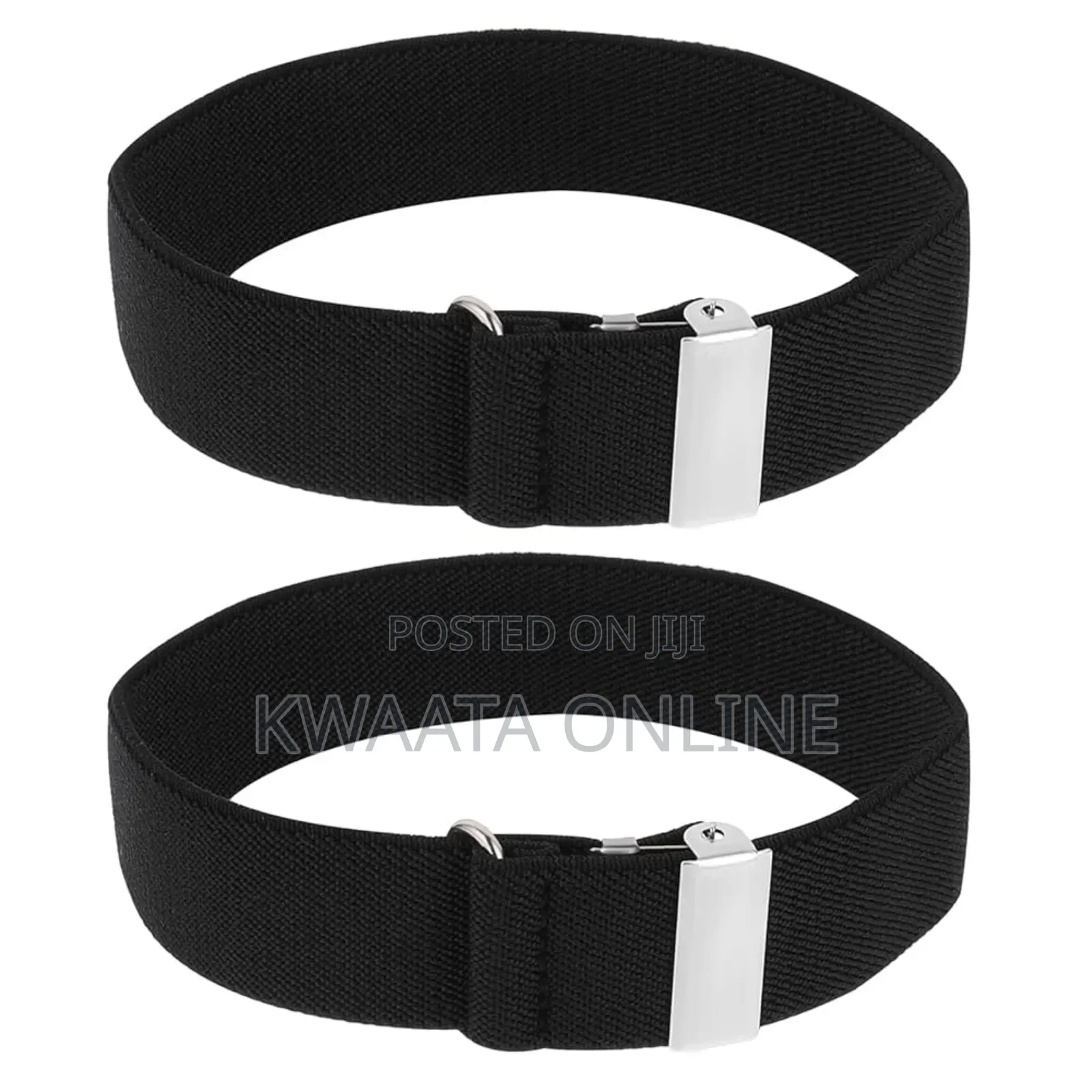Men Women Elastic Armband Shirt Sleeve Holder Non-Slip- 2pc