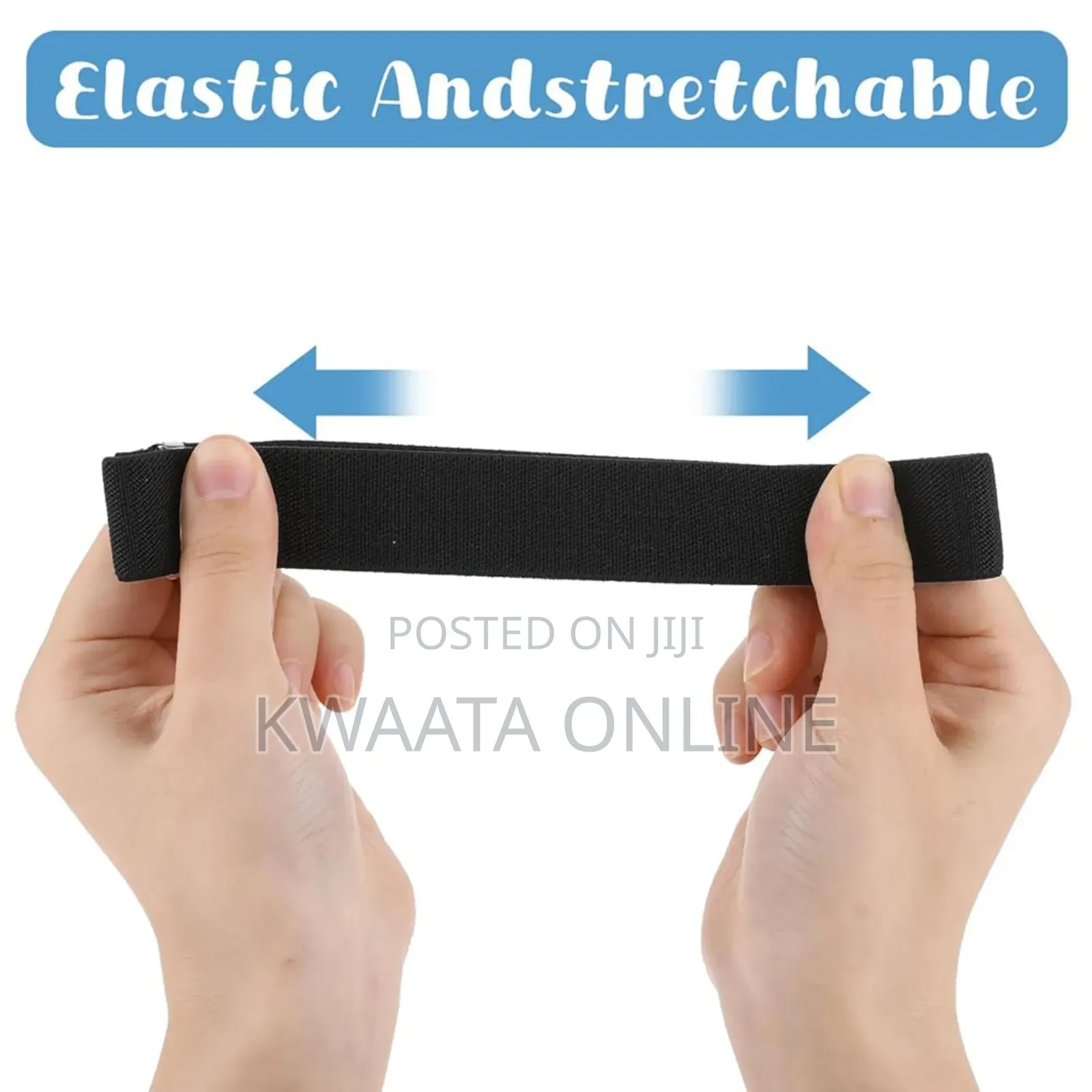 Men Women Elastic Armband Shirt Sleeve Holder Non-Slip- 2pc