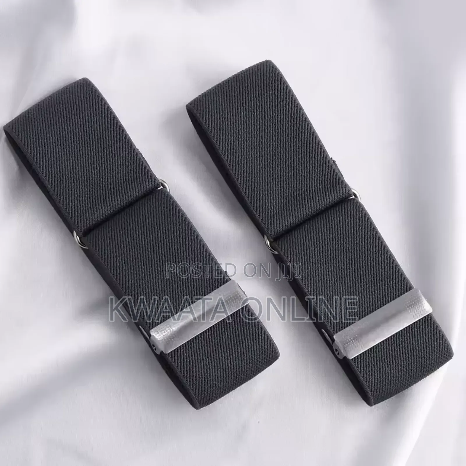 Men Women Elastic Armband Shirt Sleeve Holder Non-Slip- 2pc