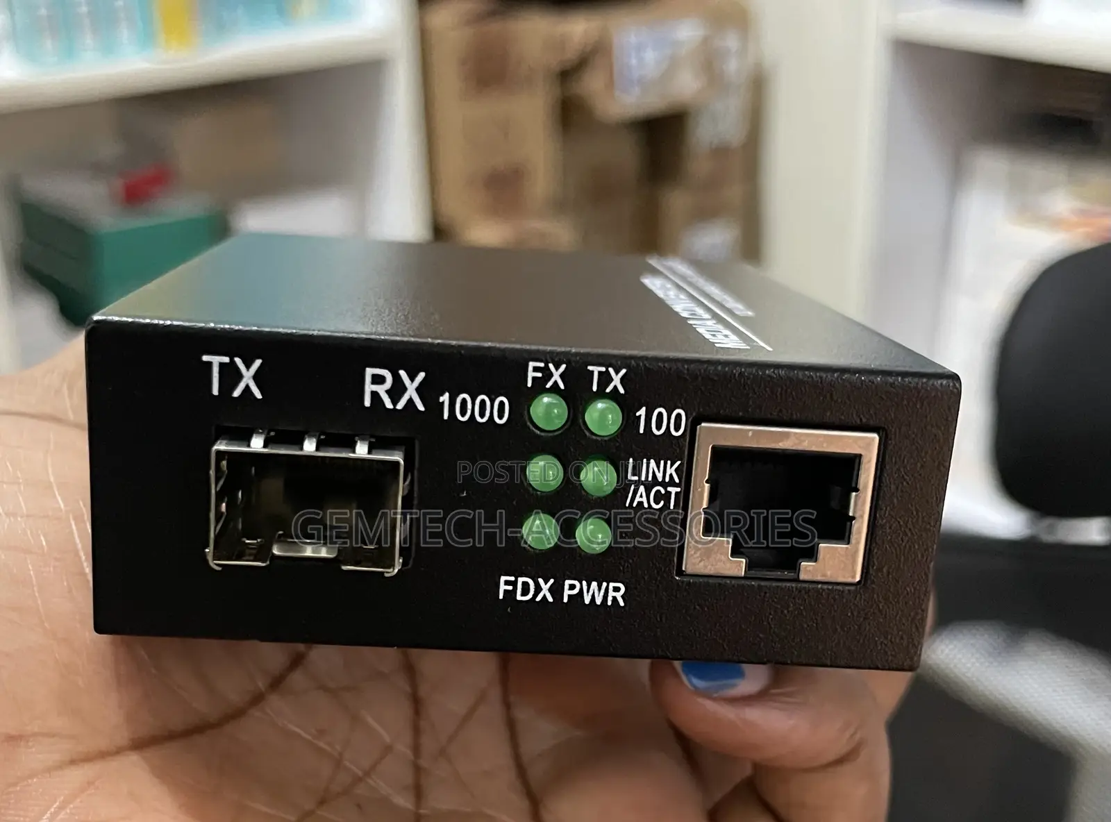 Fiber Media Converter With SFP