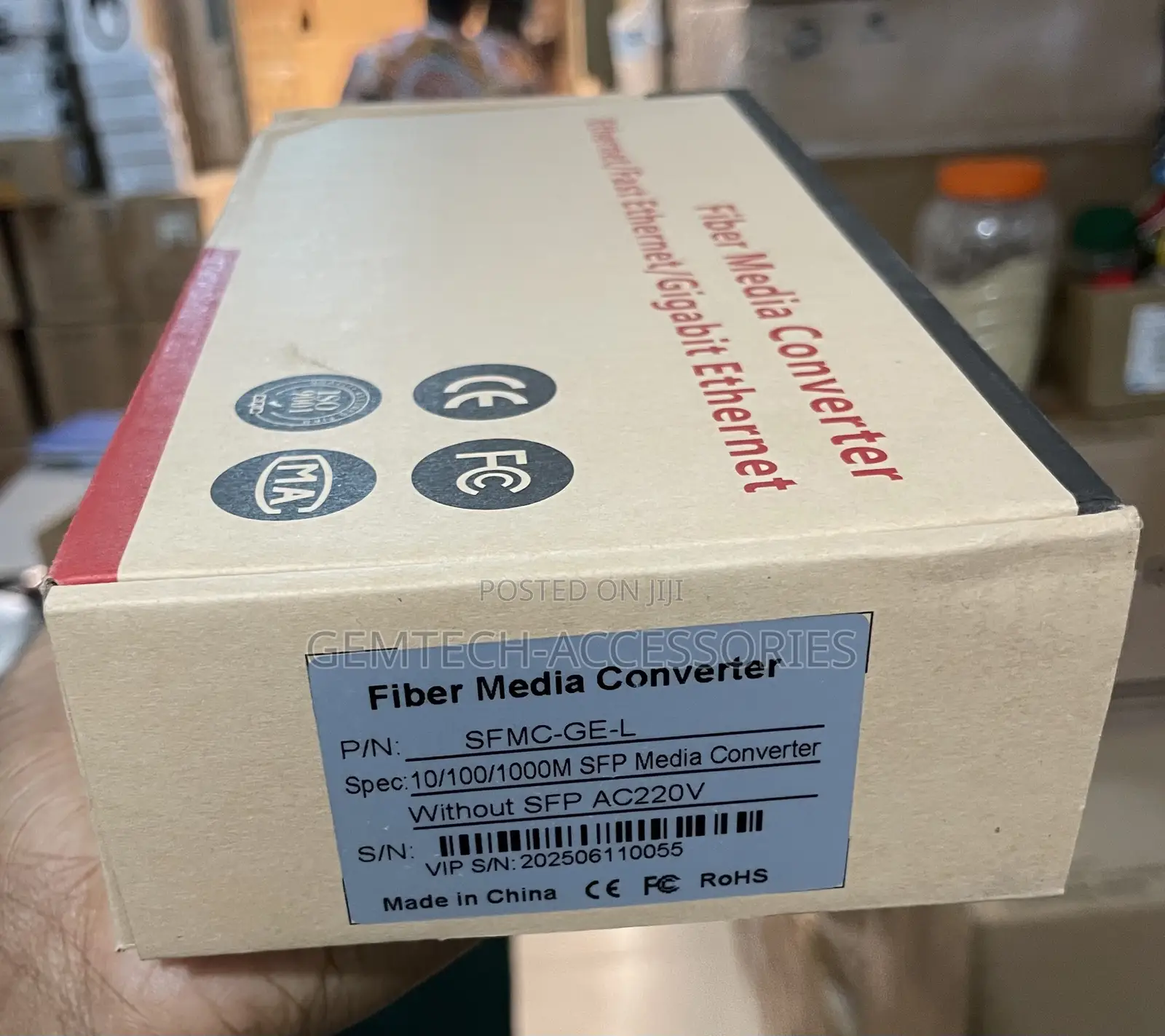 Fiber Media Converter With SFP