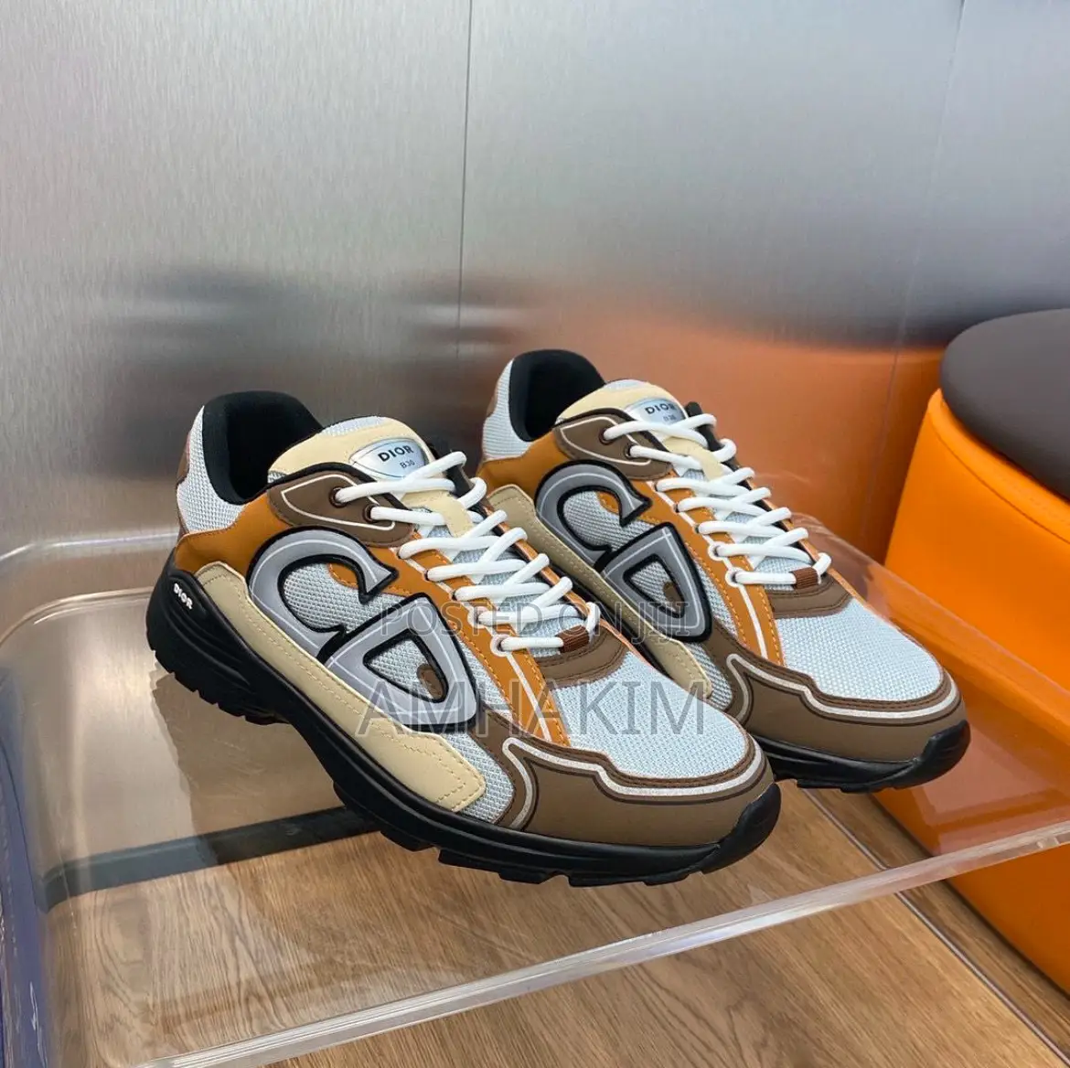 Classic Men's Dior B30 Brown Sneakers in Stock