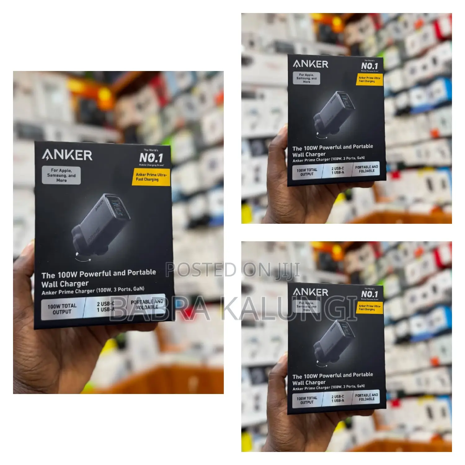 Anker Prime 100w Gan Wall Charger