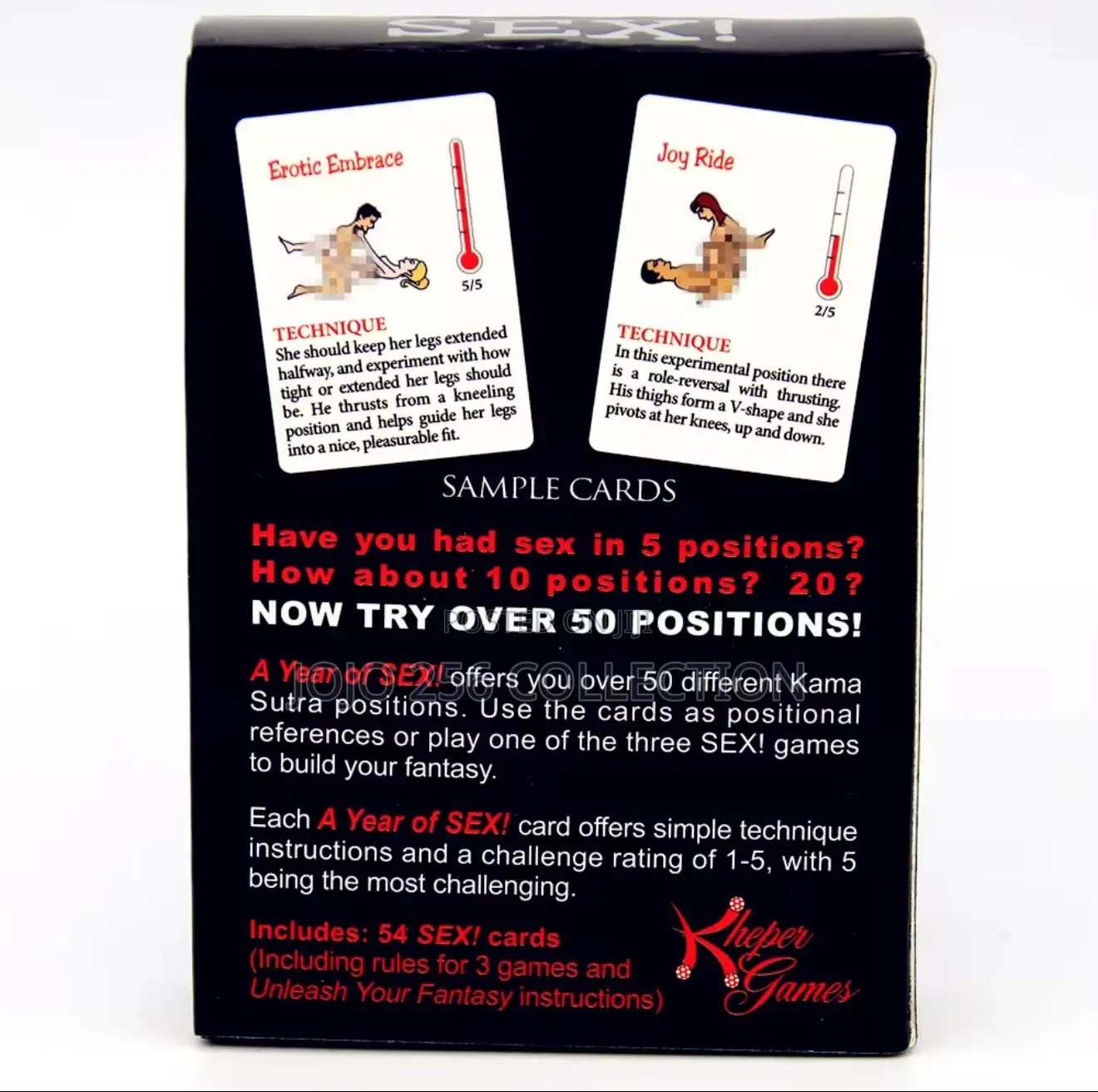 Sex Positions Cards