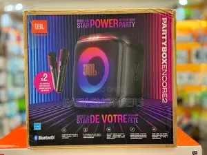 Photo - JBL Partybox Encore 2 Speaker 2 Wireless Mics 15h Battery