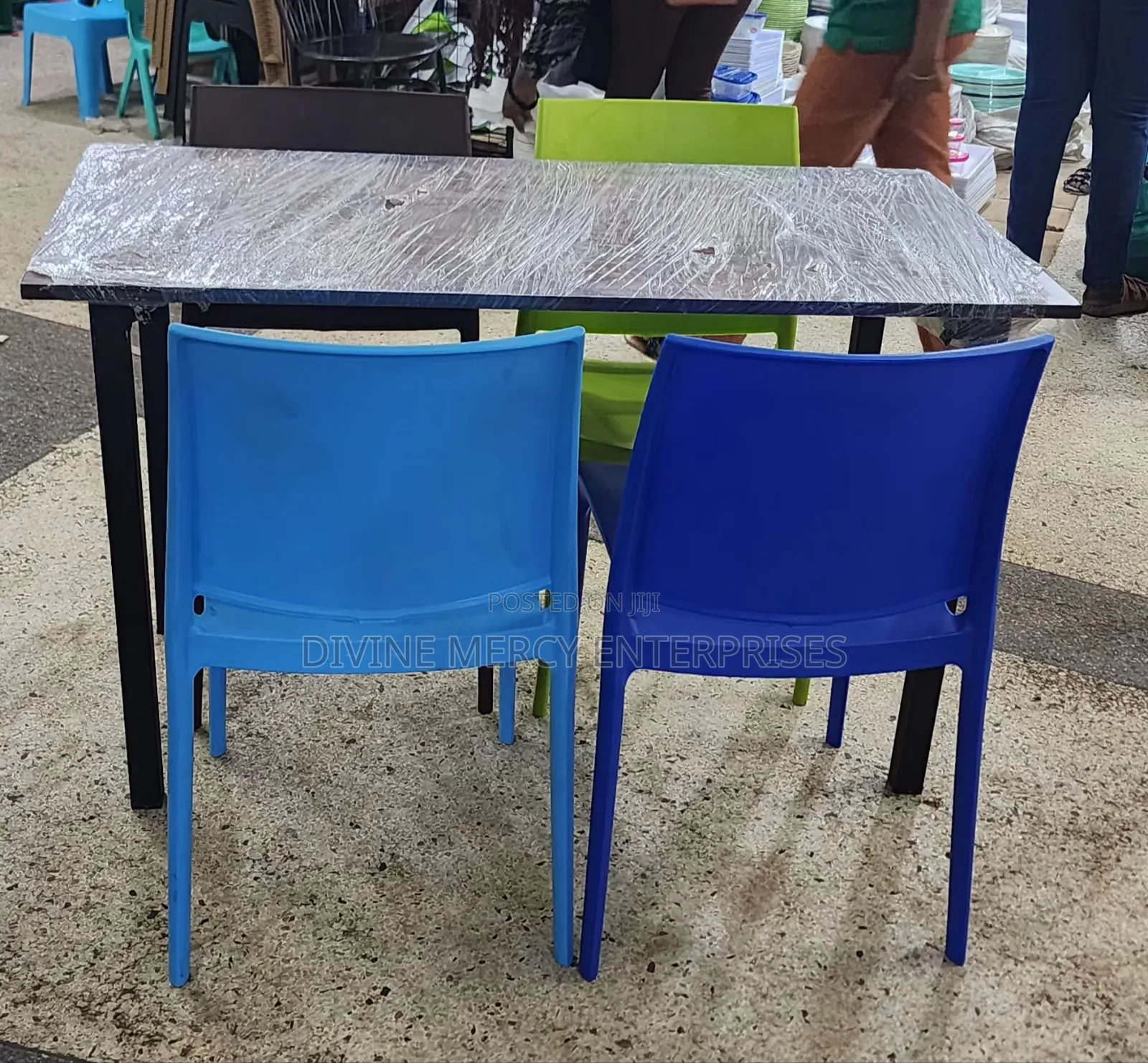 Dining Wood Table and Chairs