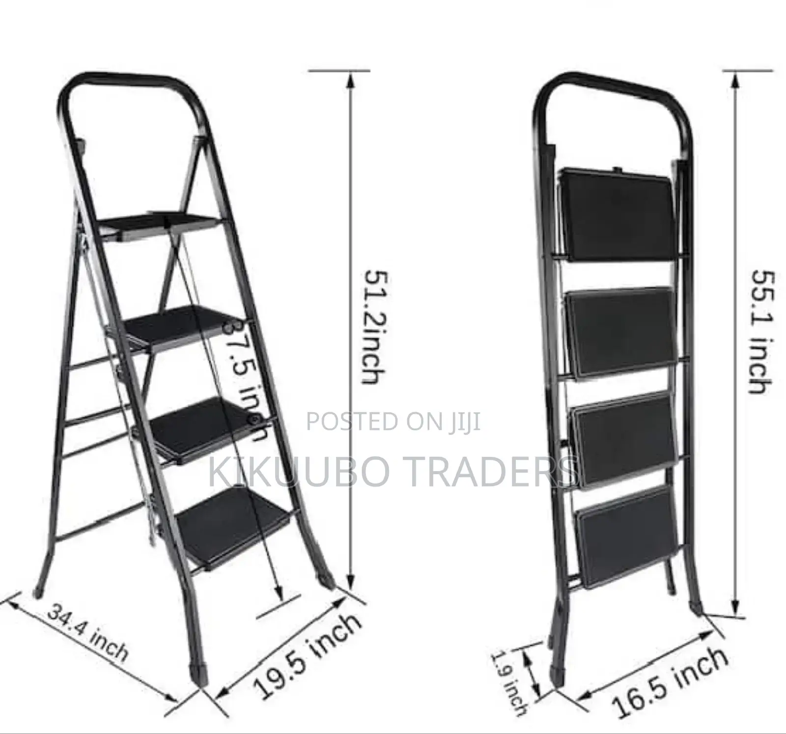 Foldable Portable 4 Step Ladder
