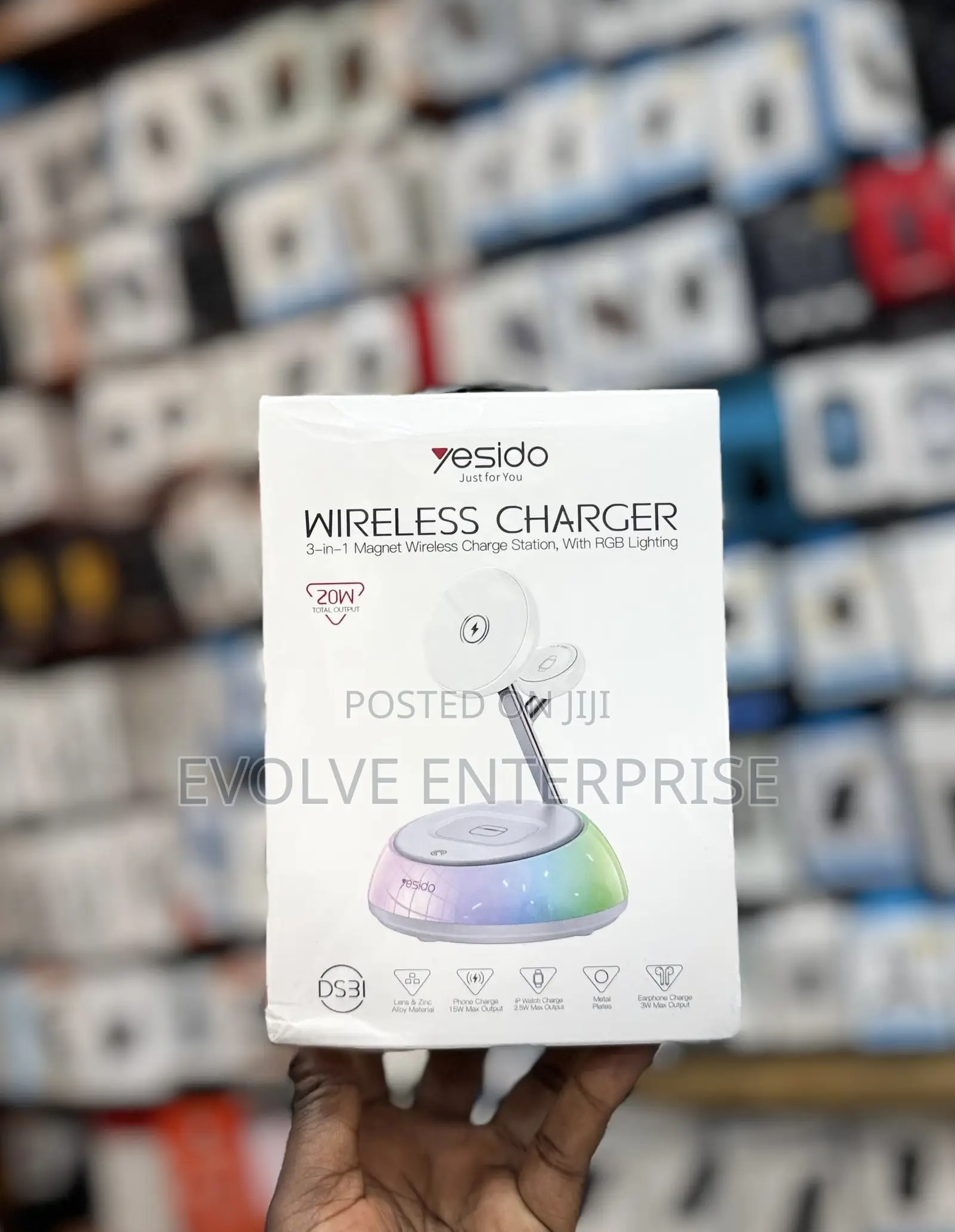 Yesido Ds31 3-in-1 Magnetic Wireless Charging Stand