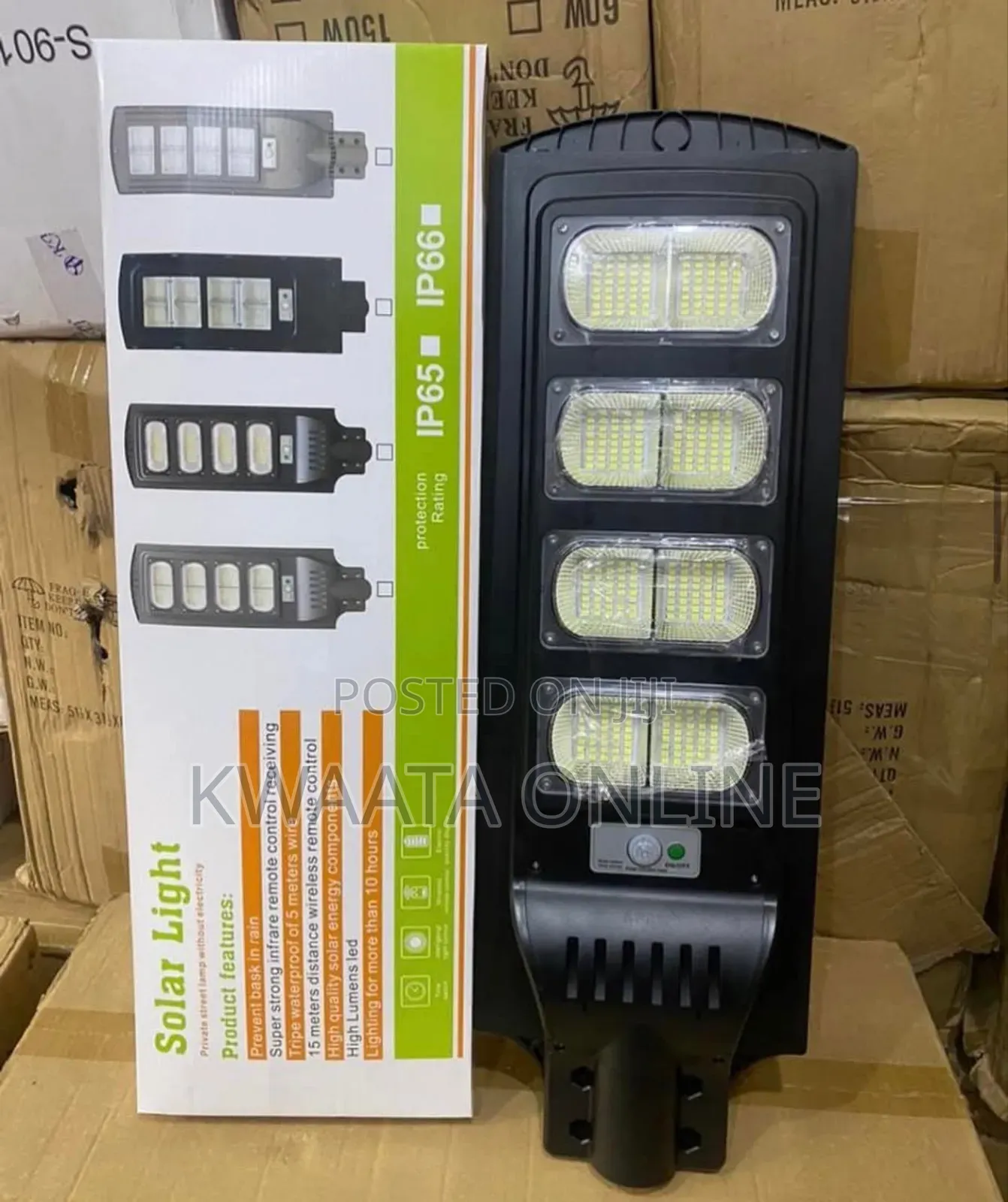 180w Solar Integrated Outdoor Led All In One With Remote
