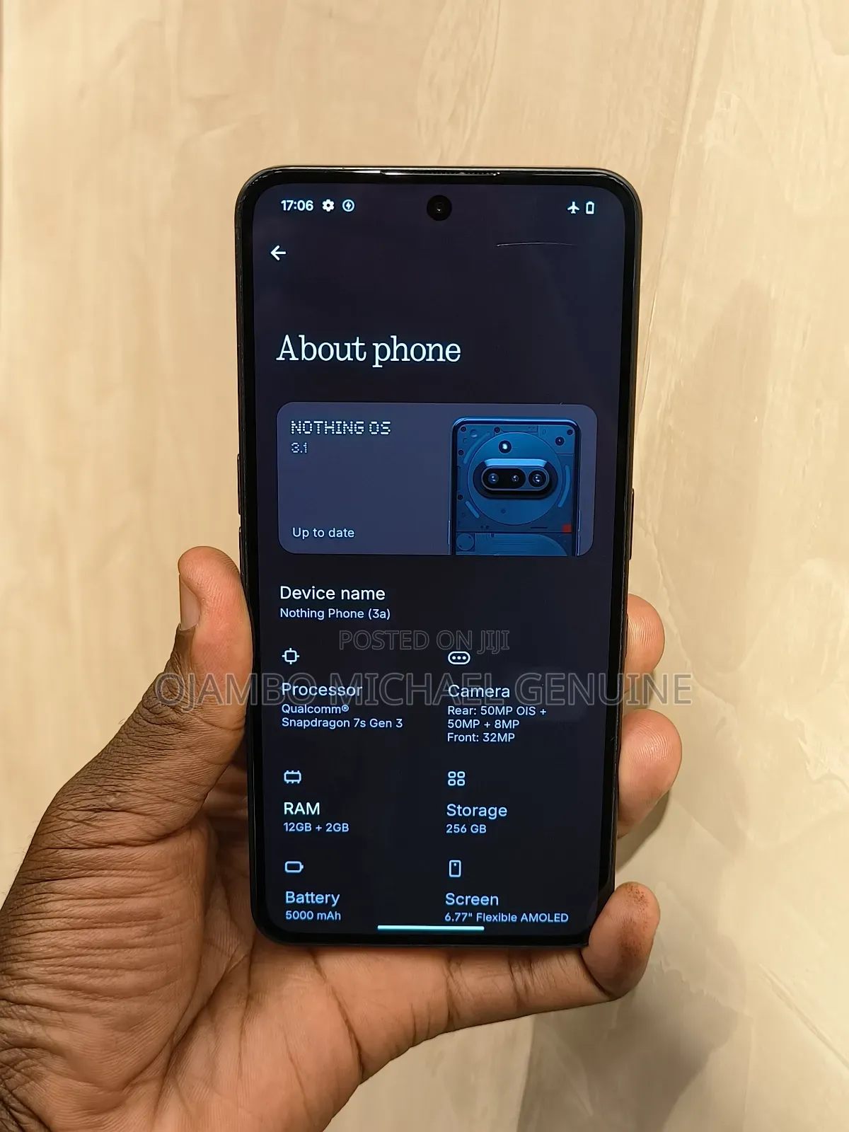 Nothing Phone 3a 256 GB Black