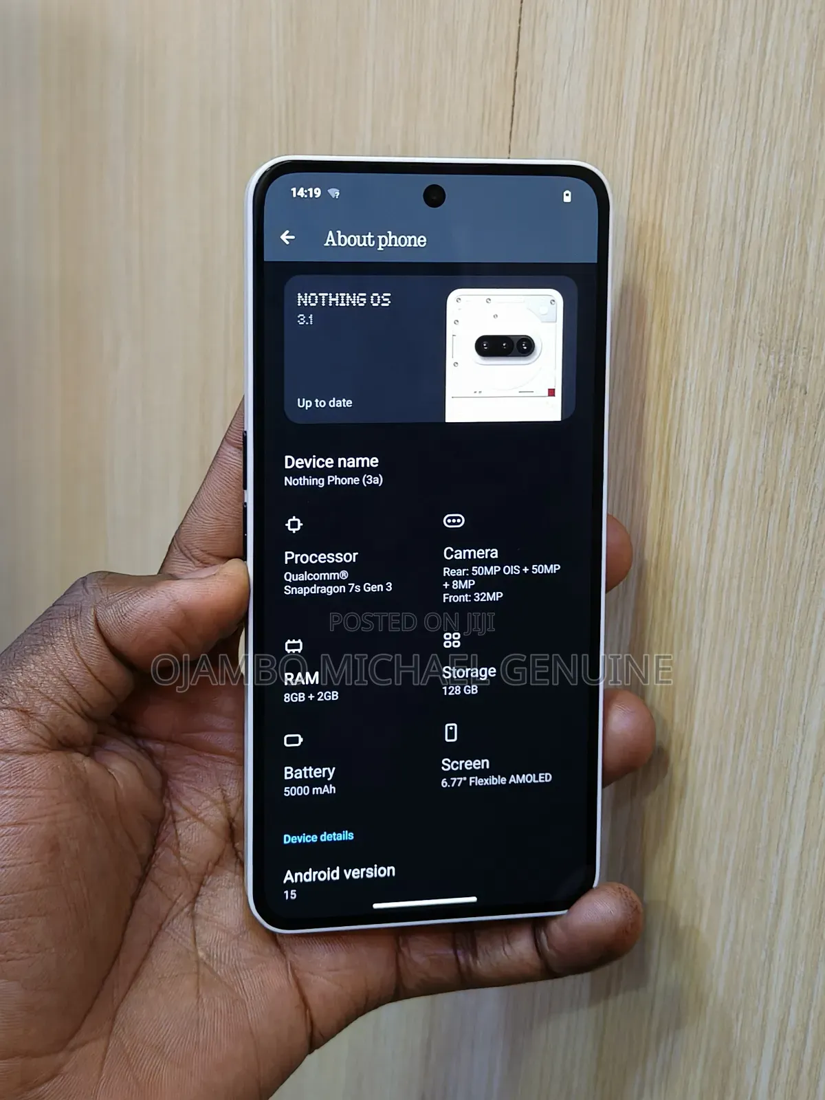 Nothing Phone 3a 128 GB White