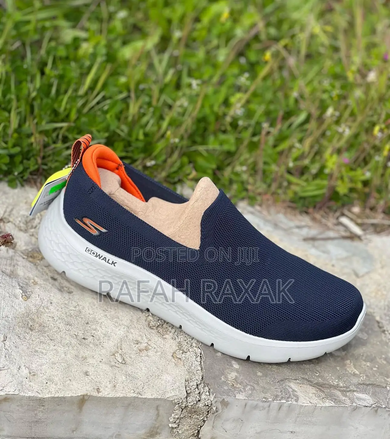 Original Blue/White Skechers Go Walk Flex Walking Sneakers