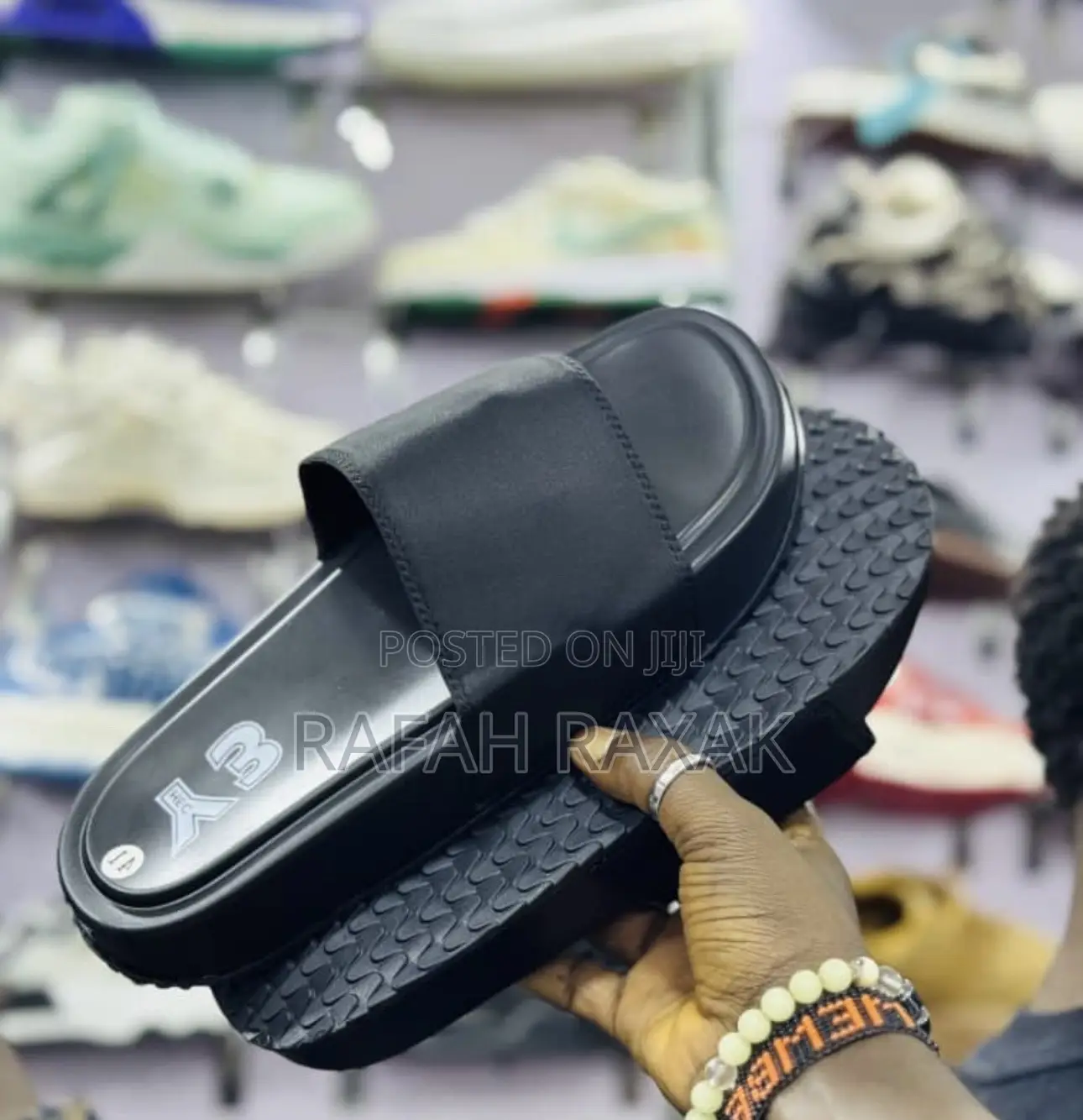 Men’S Classic Y-3 Slide Push In Sandals