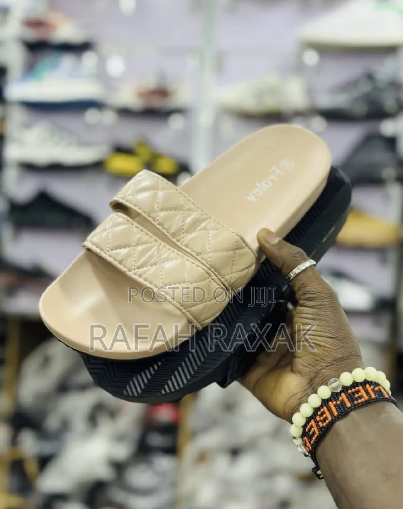 New Classic Women’S Beige Fraley Push In Sandals
