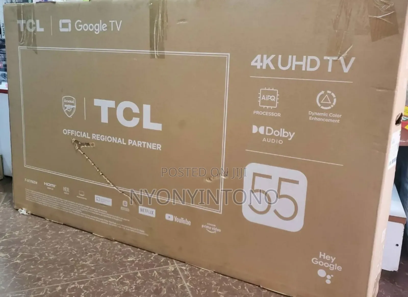 TCL 55" Uhd Tv With Bluetooth Free to Air