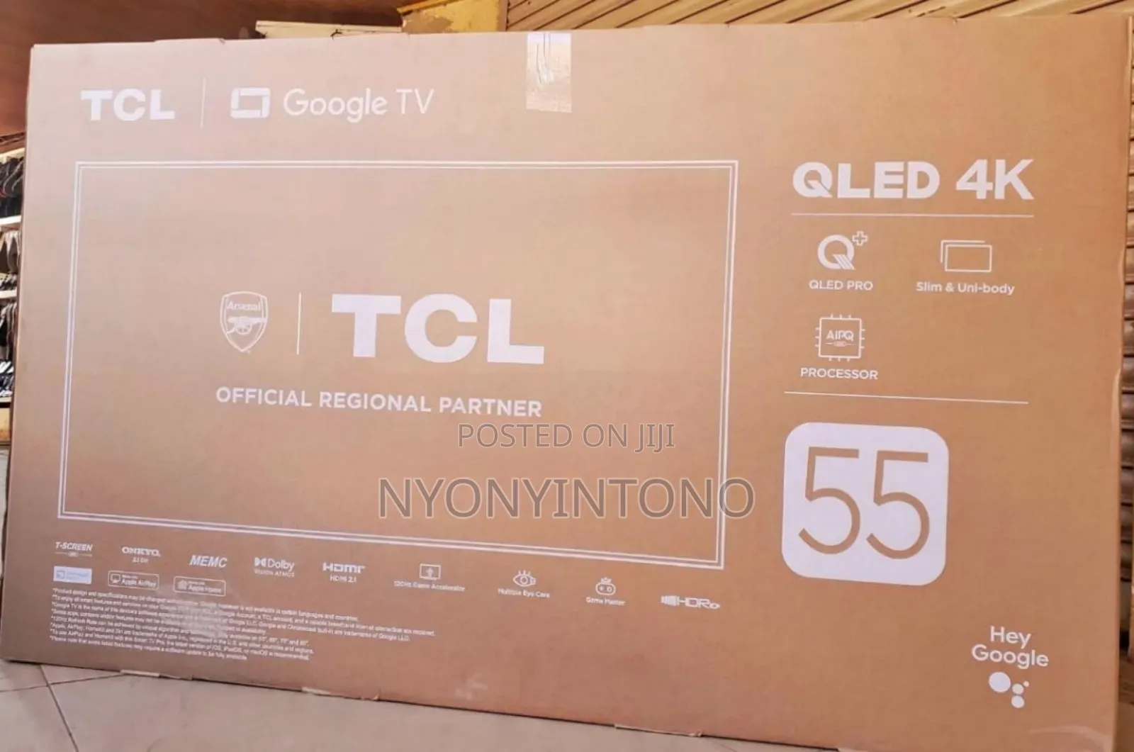 TCL 55" Uhd Tv With Bluetooth Free to Air