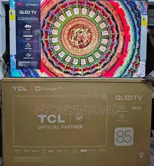 TCL 85" Uhd Flameless Tv With Bluetooth