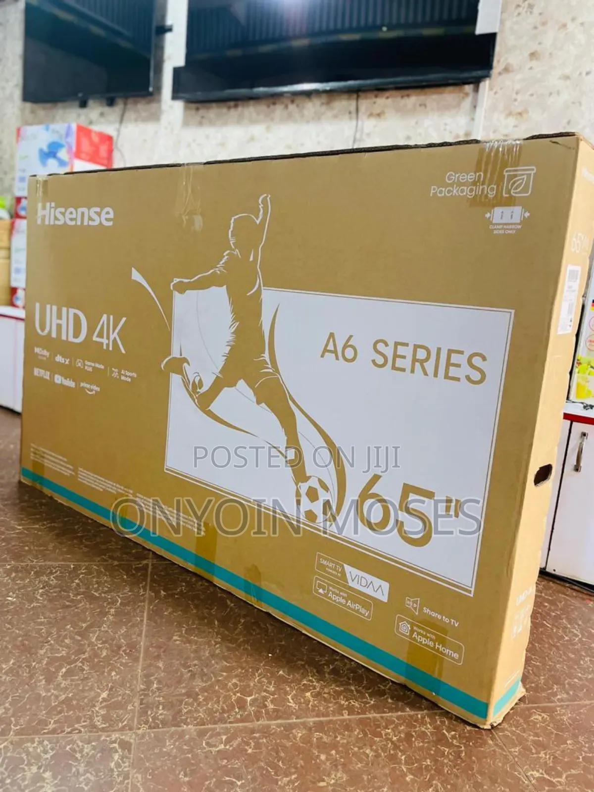 New 65" Hisense Smart Uhd Tv