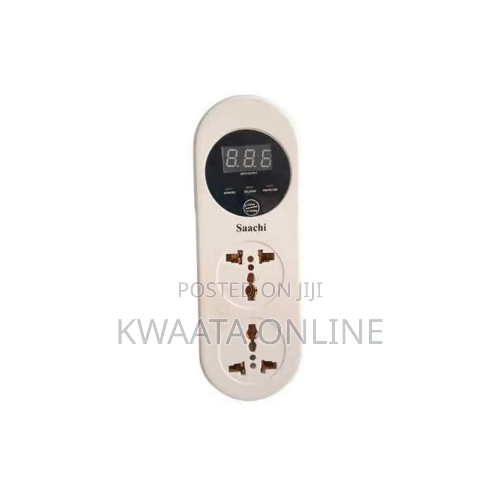 Saachi 15 Amps Voltage/Power Guard With 2-plugs | Nl-vp 3372