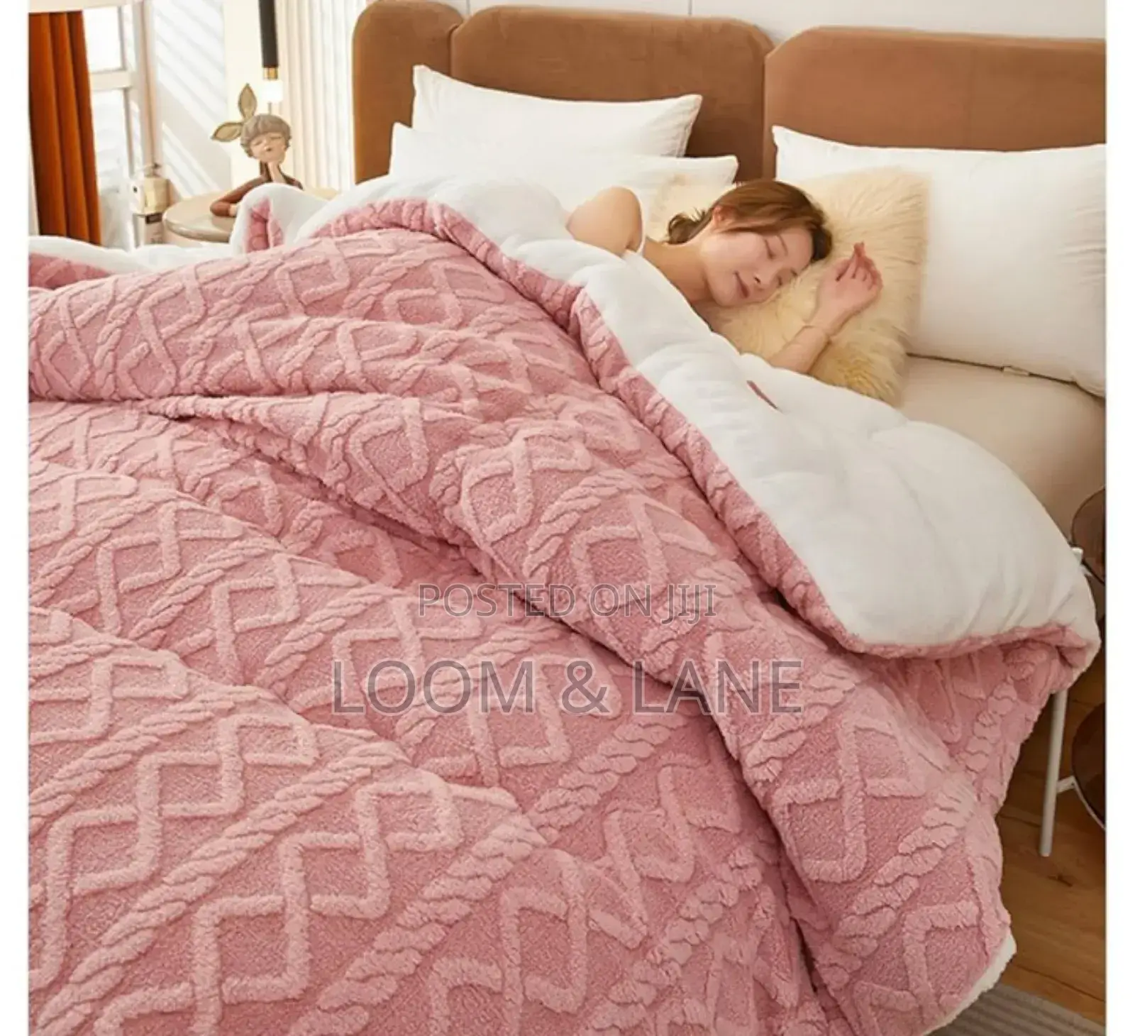 4pcs Fleece Duvet Set