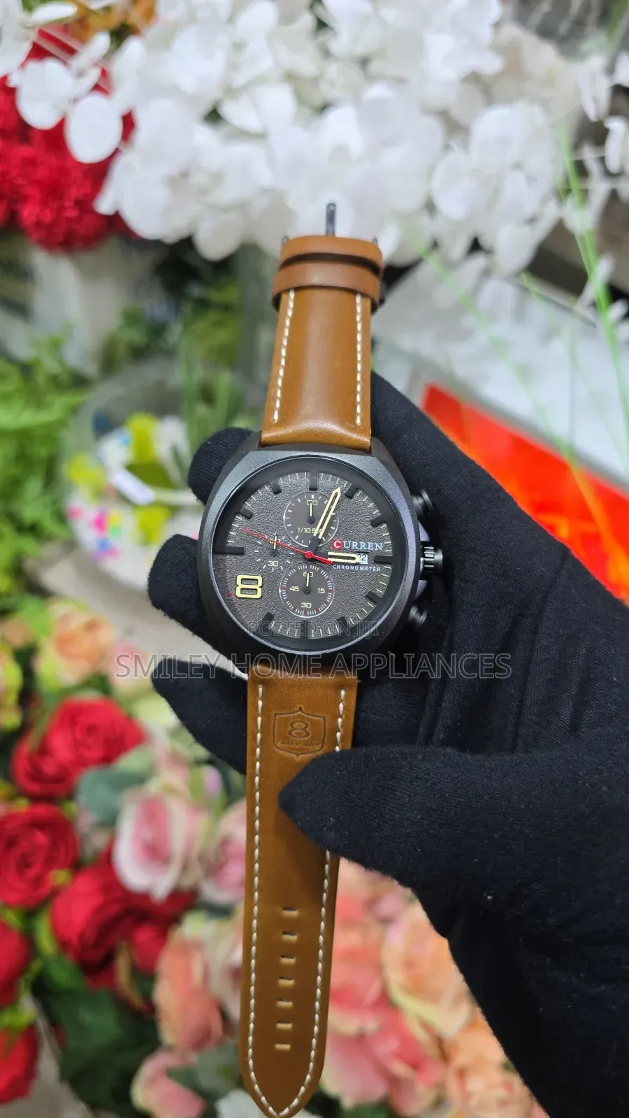 Curren Men's Original Wrist Time Piece Leather Strapped