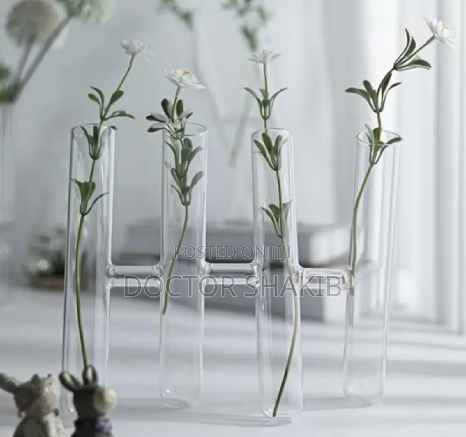 Unique Decorative Clear Test Tube Flower Vase
