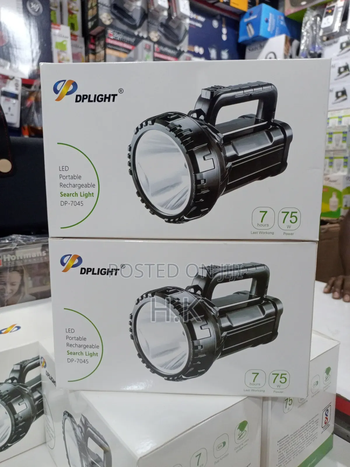 Dplight Led Portable Rechargeable Search Light Model Dp-7045