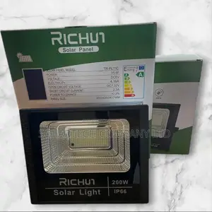 200w Original Richur Led Solar Flood Lights/ Inbuilt Battery