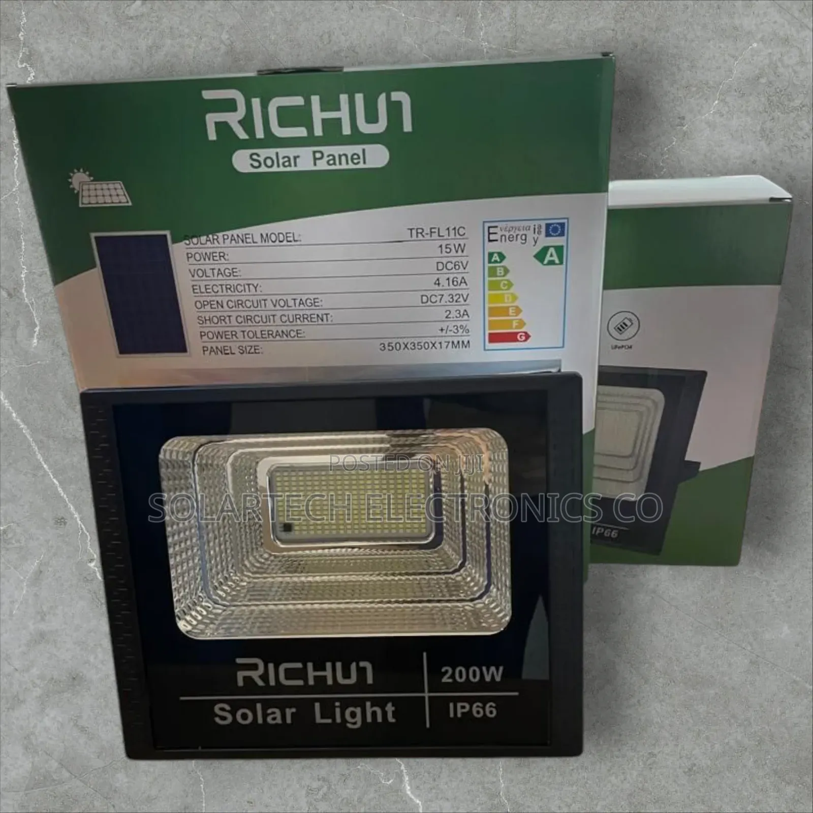 200w Original Richur Led Solar Flood Lights/ Automatic Light