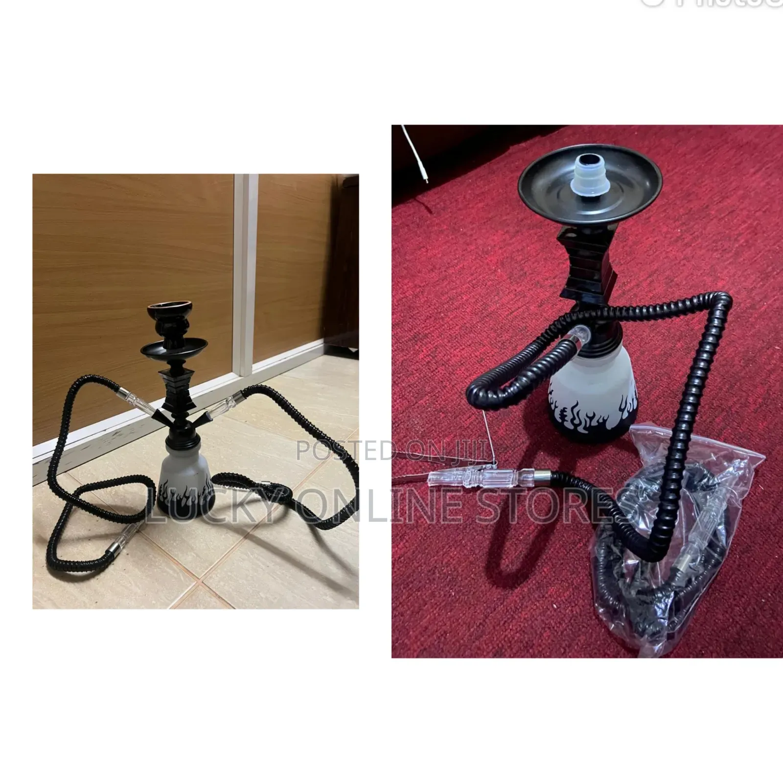 2 and 1 Way Hookah Pipe