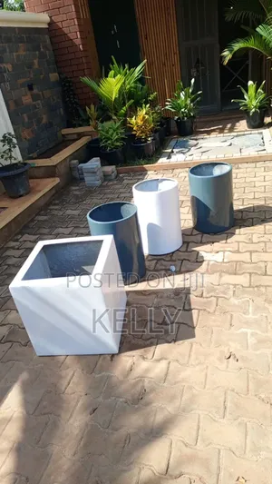 Fiberglass Flower Pots Available