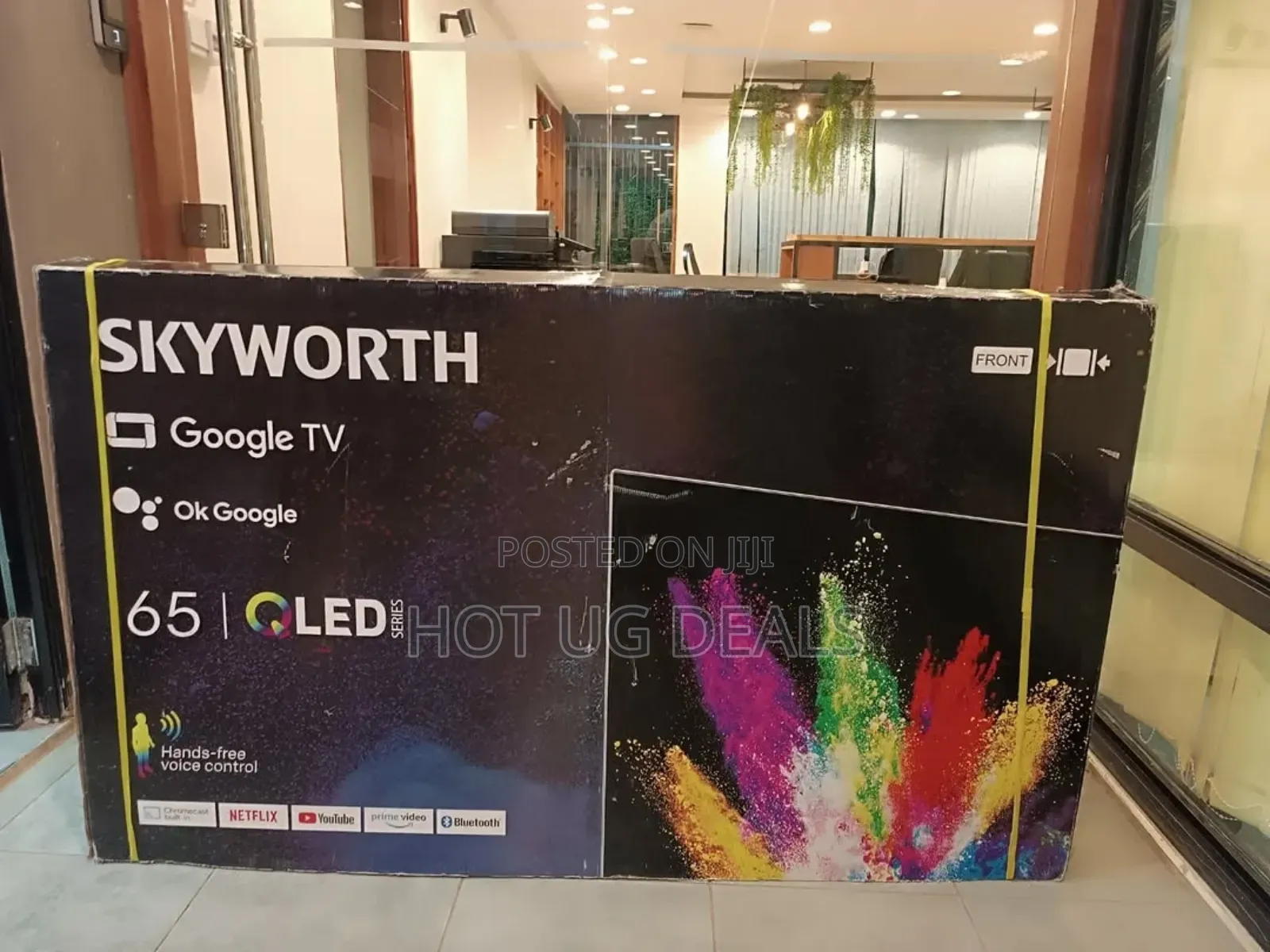 Skyworth Qled 65-inch 4k Smart Google Tv Built-in Chromecast