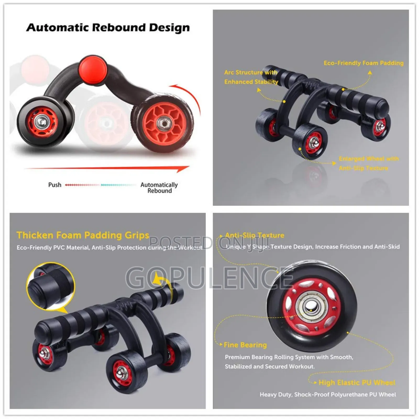Automatic Rebound Abs Roller