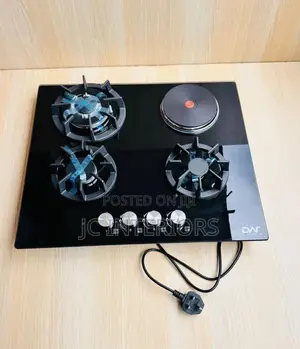 Glass Gas Hob 3 by 1 at 365000 Ugx