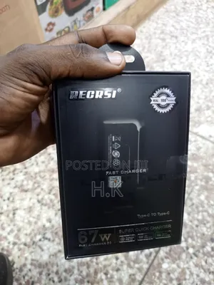 Recrsi 67w Super Quick Charger With a Type-C to Type-C Cable