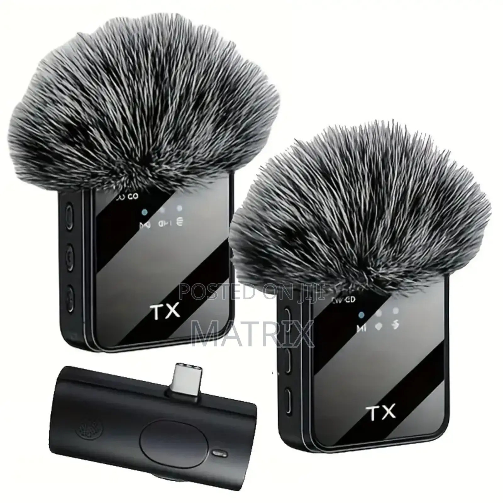 3 in 1 Wireless Microphone, Noise Cancellation Wireless Mic