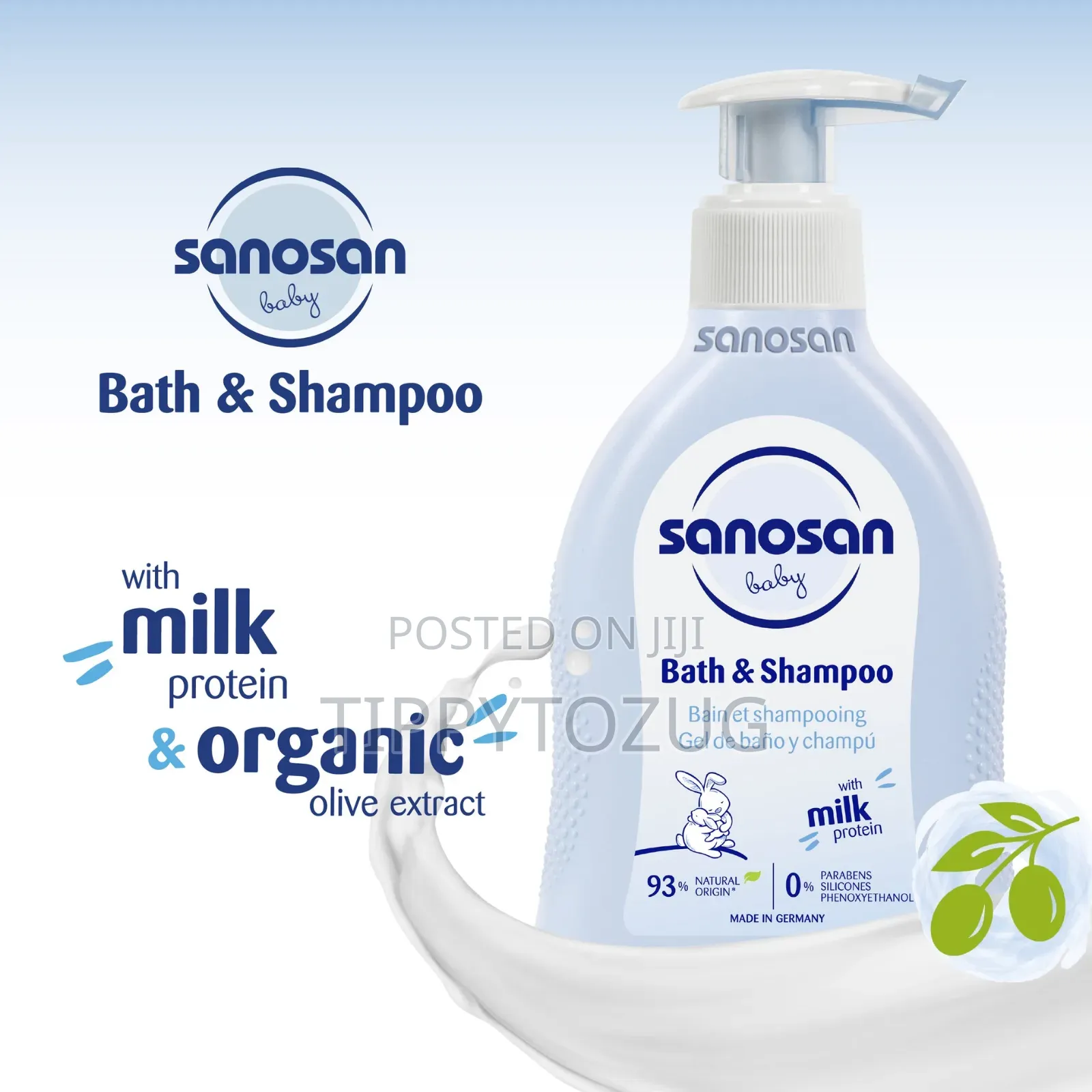Sanosan Milk Protein Baby Wash
