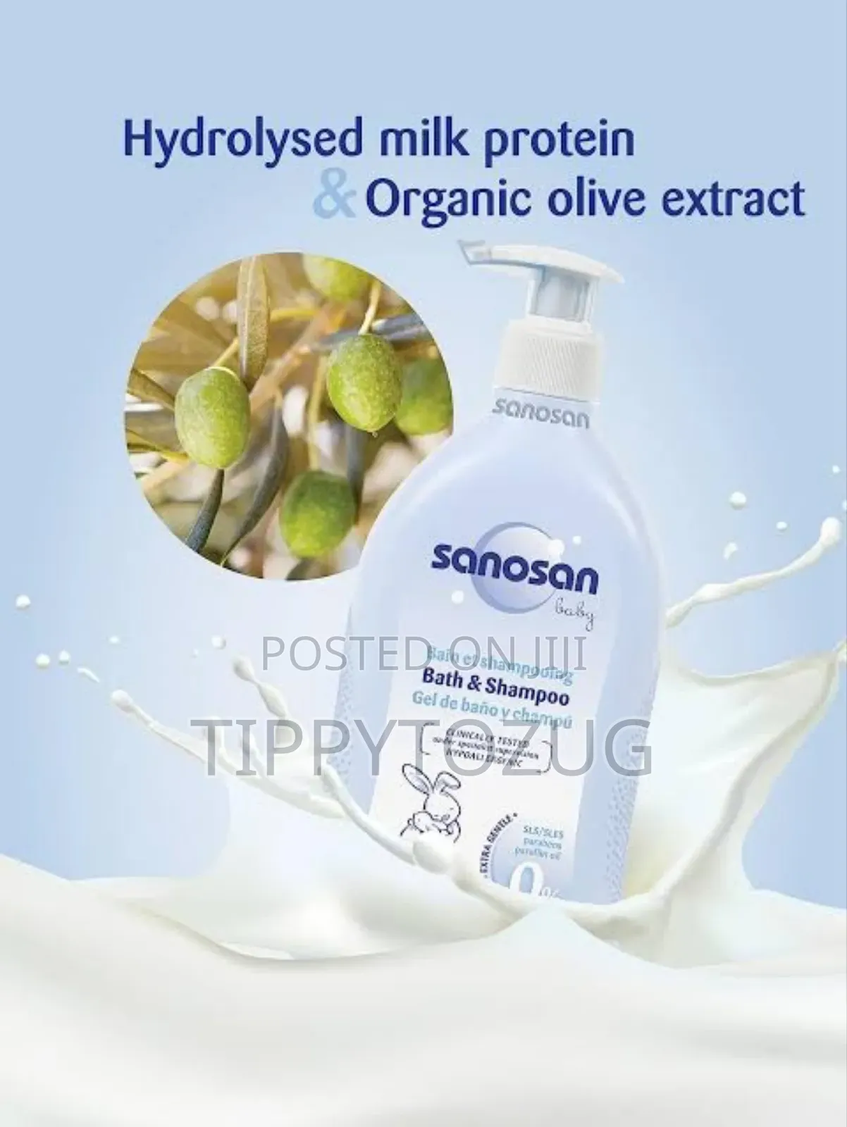 Sanosan Milk Protein Baby Wash