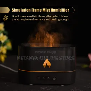 Simulation Flame Aroma Humidifier