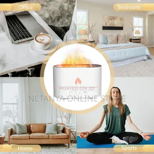 Simulation Flame Aroma Humidifier