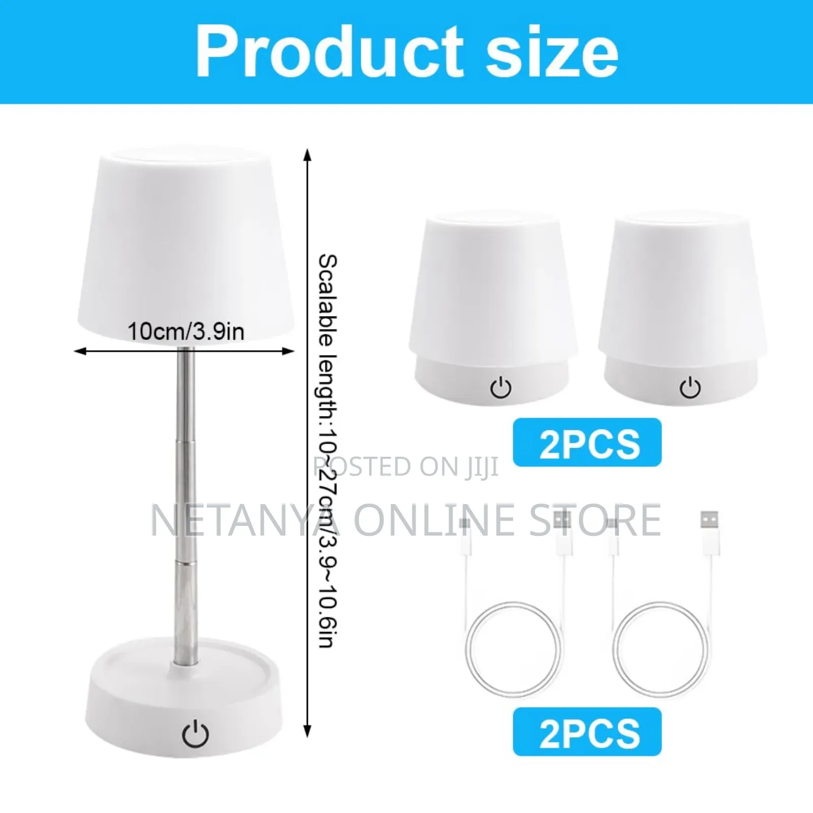 Telescopic Led Rechargeable Lamp