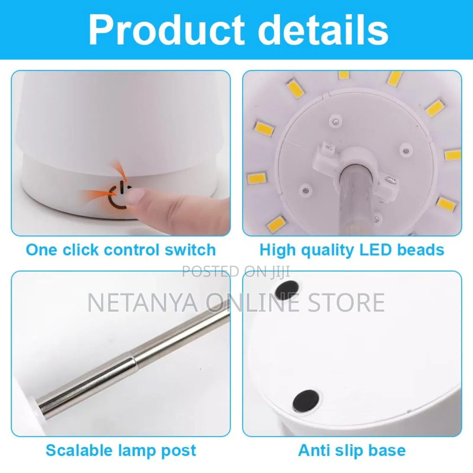 Telescopic Led Rechargeable Lamp