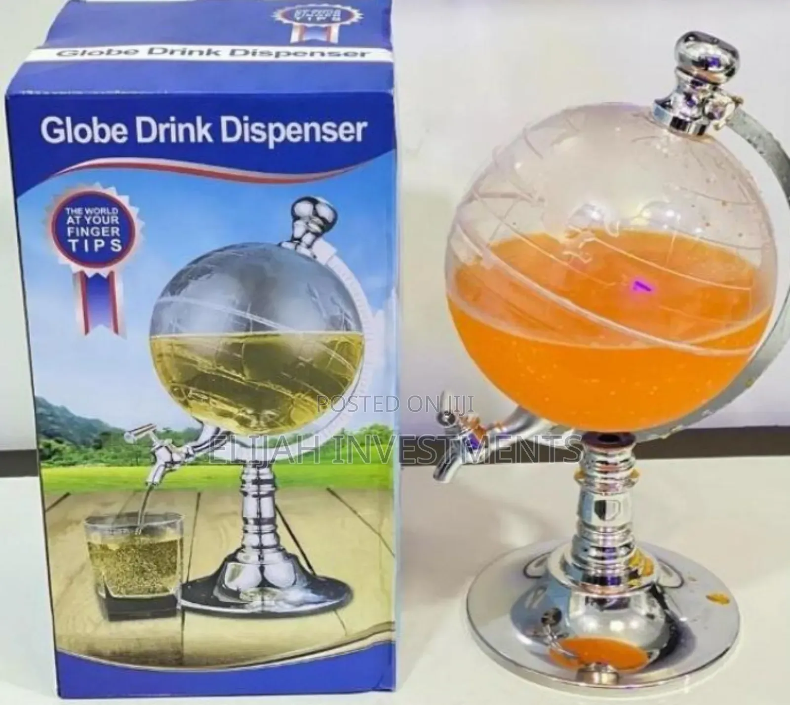 Amazing Large 3500 Ml Globe Shape Liquor Dispenser