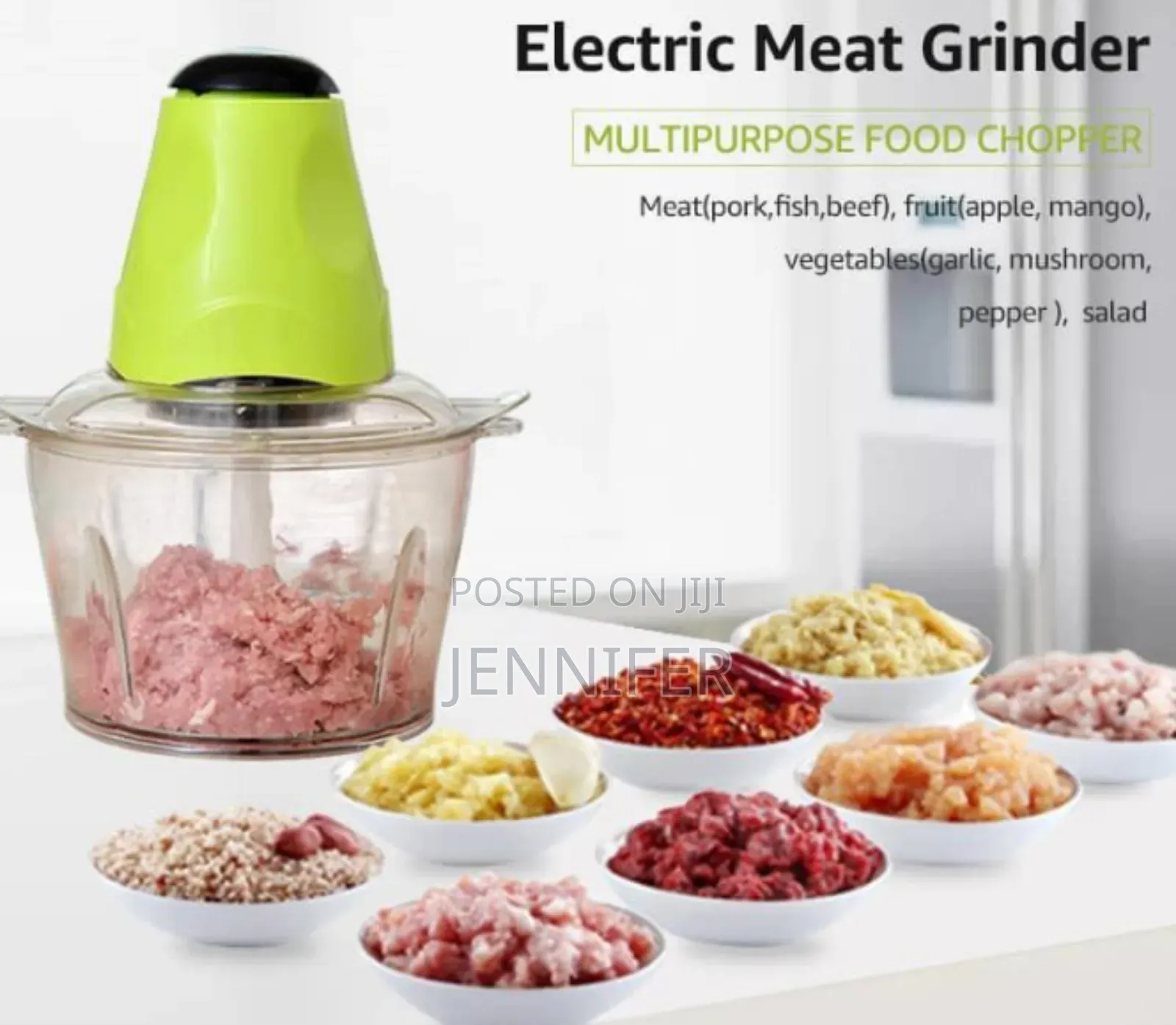 Multifunctional Electric Meat Grinder - 2l