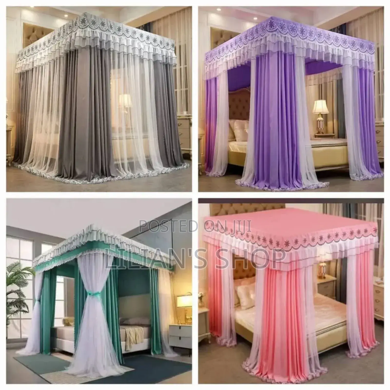 4 Stand Curtain Mosquito Net
