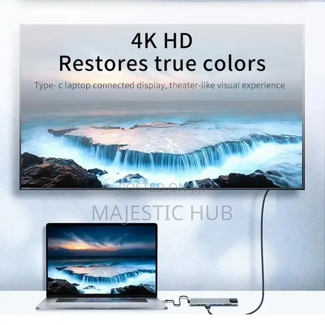 8-in-1 Usb-C Docking Station Hdmi Usb 3.0 for Macbook Laptop