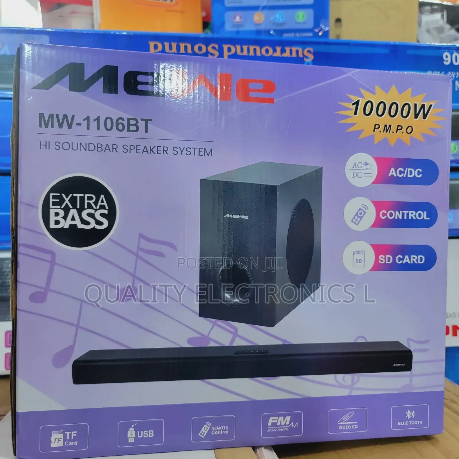Mewe Extra Bass Mini Soundbar