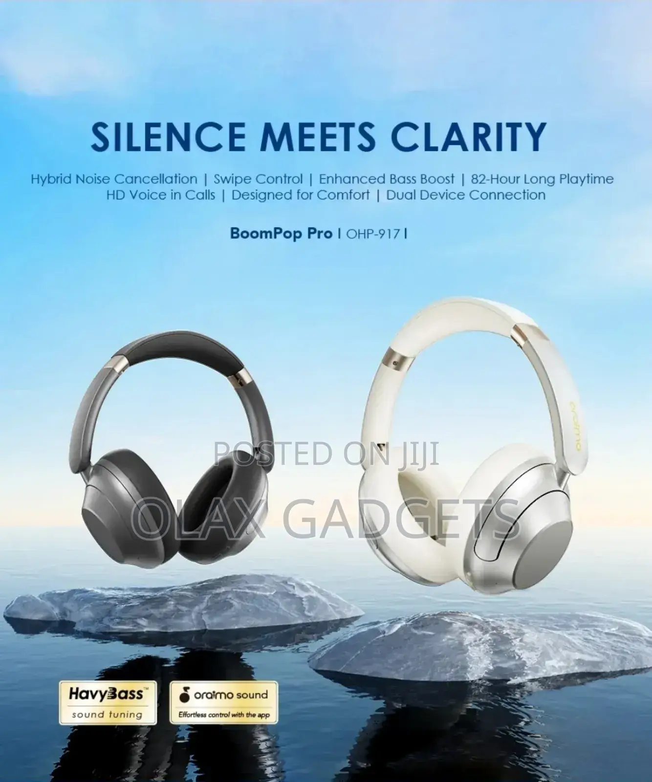 Oraimo Boompop Pro Anc Over-Ear Headphones